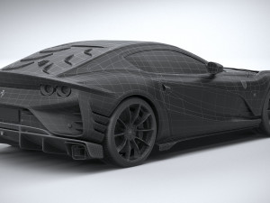 Ferrari 812 Competizione 2021 3D 模型
