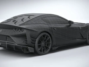 Ferrari 812 Competizione 2021 3D Model