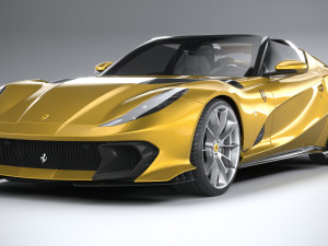 Ferrari 812 Competizione Aperta 2021 3D 模型