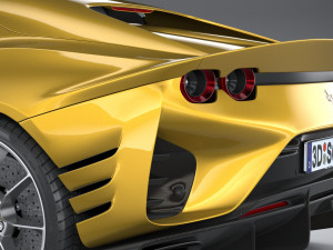 Ferrari 812 Competizione Aperta 2021 3D 模型