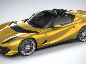Ferrari 812 Competizione Aperta 2021 3D 模型