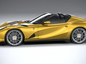 Ferrari 812 Competizione Aperta 2021 3D Model