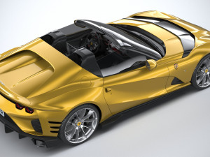 Ferrari 812 Competizione Aperta 2021 3D 模型