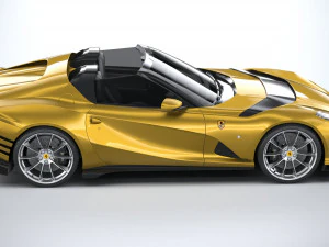 Ferrari 812 Competizione Aperta 2021 3D Model