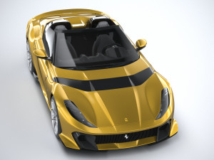 Ferrari 812 Competizione Aperta 2021 3D 模型