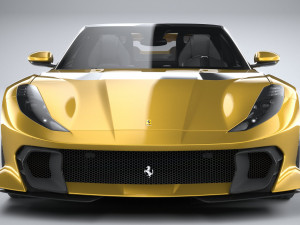 Ferrari 812 Competizione Aperta 2021 3D 模型