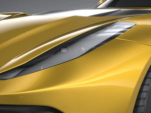 Ferrari 812 Competizione Aperta 2021 3D Model