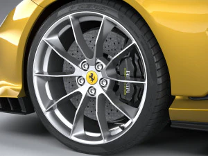 Ferrari 812 Competizione Aperta 2021 3D Model