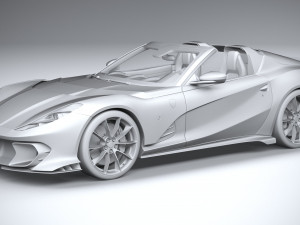 Ferrari 812 Competizione Aperta 2021 3D 模型