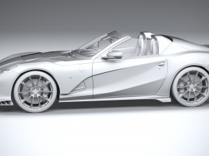 Ferrari 812 Competizione Aperta 2021 3D 模型