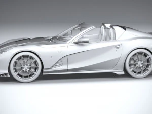 Ferrari 812 Competizione Aperta 2021 3D Model