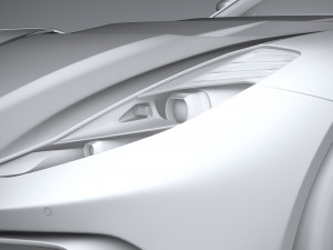 Ferrari 812 Competizione Aperta 2021 3D 模型