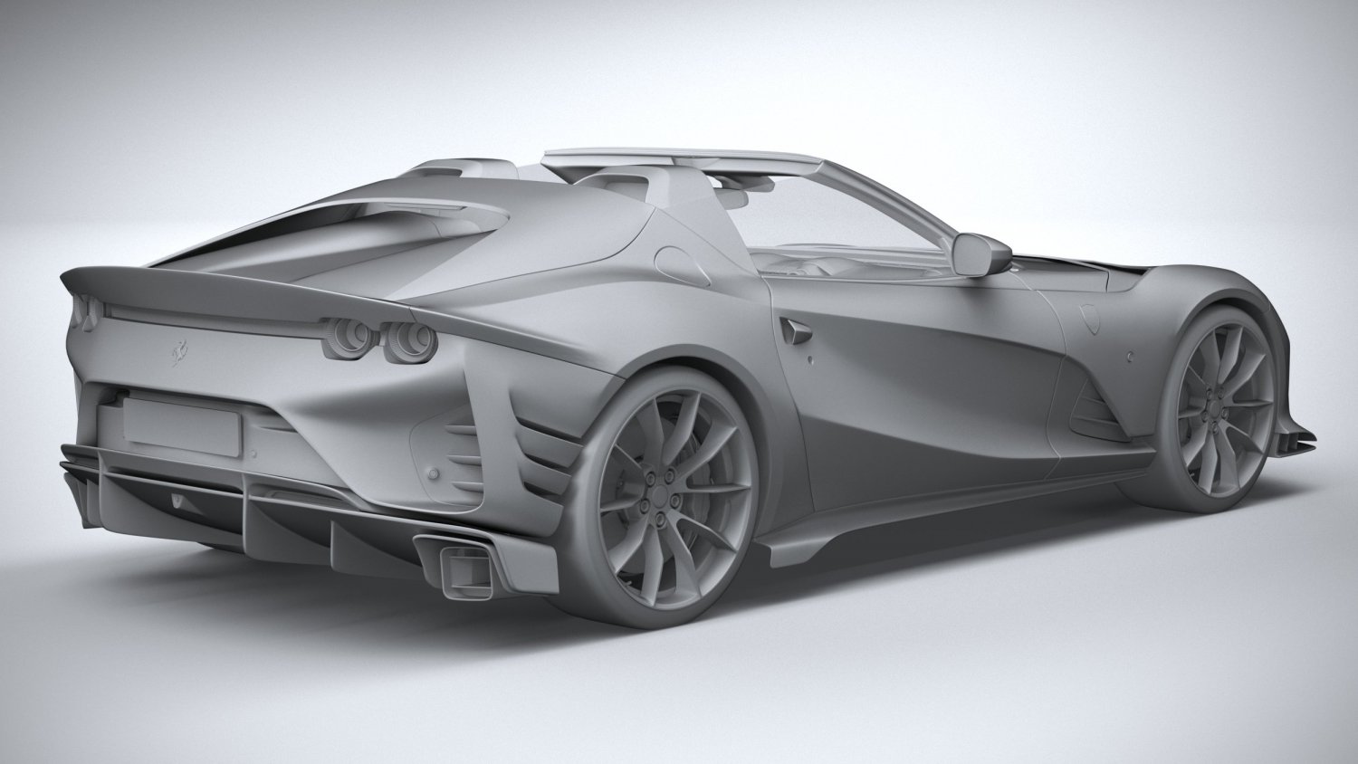 ferrari 812 competizione aperta 2021 3Dモデル in スポーツカー 3DExport