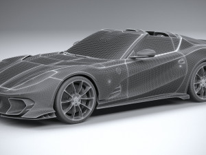 Ferrari 812 Competizione Aperta 2021 3D 模型