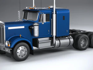 Универсальный американский грузовик США 1980 г. 3D Модель