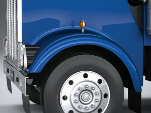 Generic American Truck USA 1980 3D Model
