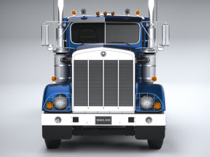 Generic American Truck USA 1980 3D Model