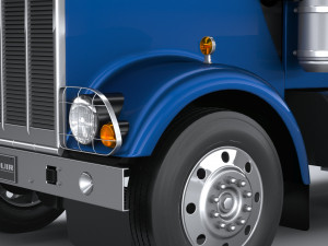 Generic American Truck USA 1980 3D Model