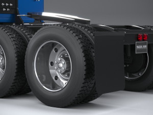 Generic American Truck USA 1980 3D Model