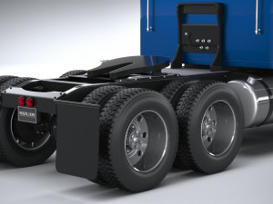 Generic American Truck USA 1980 3D Model