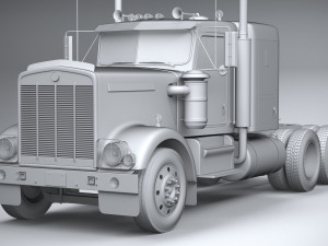 Generic American Truck USA 1980 3D Model