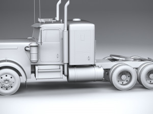 Generic American Truck USA 1980 3D Model