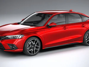 혼다 시빅 해치백 2022 3D 모델