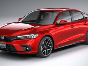 Honda Civic Hatchback 2022 3D Model