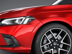 Honda Civic Hatchback 2022 3D Model