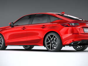Honda Civic Hatchback 2022 3D Model