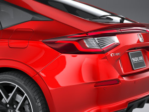 Honda Civic Hatchback 2022 3D Model