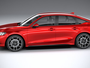 Honda Civic Hatchback 2022 3D Model