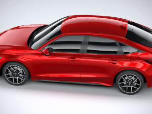 Honda Civic Hatchback 2022 3D Model