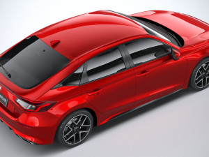 Honda Civic Hatchback 2022 3D Model