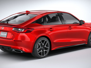 Honda Civic Hatchback 2022 3D Model