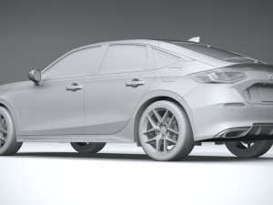 Honda Civic Hatchback 2022 3D Model