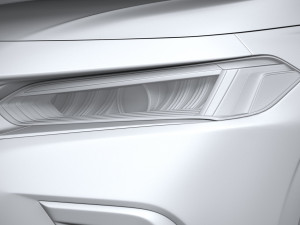 Honda Civic Hatchback 2022 3D Model