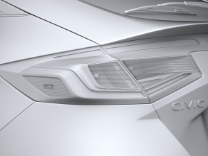 Honda Civic Hatchback 2022 3D Model