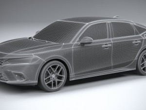 Honda Civic Hatchback 2022 3D Model