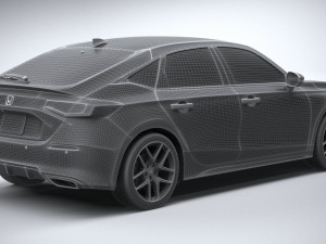 Honda Civic Hatchback 2022 3D Model