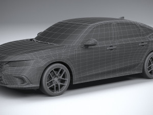 Honda Civic Hatchback 2022 3D Model