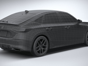 Honda Civic Hatchback 2022 3D Model
