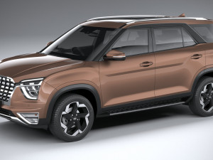 Hyundai alcazar 2021 3D Model
