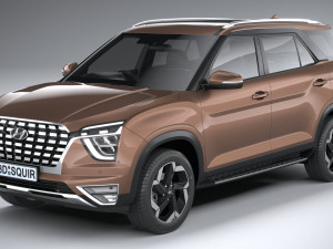 Hyundai Alcazar 2021 3D Model