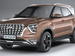 Hyundai Alcazar 2021 3D Model