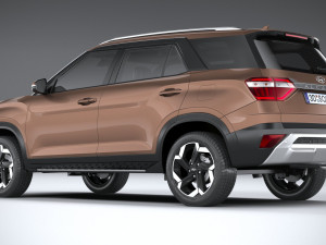 Hyundai Alcazar 2021 3D Model