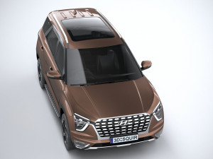 Hyundai Alcazar 2021 3D Model