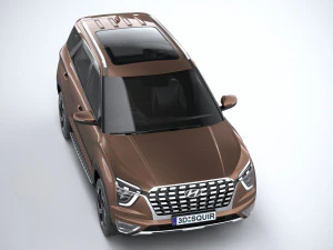 Hyundai Alcazar 2021 3D Model