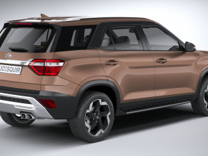 Hyundai Alcazar 2021 3D Model
