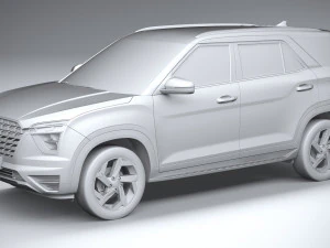 Hyundai Alcazar 2021 3D Model